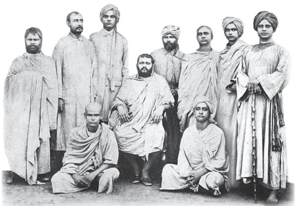 The disciples at Alambazar Math